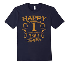 1st Wedding Anniversary 1 Year Happy Marriage Gift Shirt