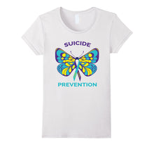 Suicide Prevention Awareness Butterfly Ribbon T-Shirt
