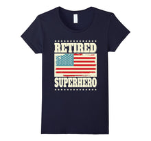Retired Superhero Funny T-Shirt Retirement Retirees Legend