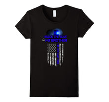 Back the Blue Apparel - Police Brother Life Matters Tshirt