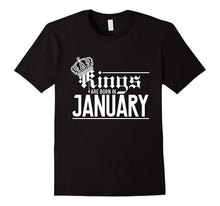 Kings Are Born in January Birthday Shirt