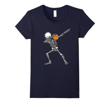 Halloween Dabbing Skeleton Basketball TShirt Funny Dab Dance