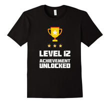 12 Year Old Birthday Gift Shirt Gamer Level 12 Unlocked
