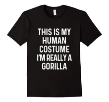 Funny Gorilla Costume Shirt Halloween Adults Kids Men Women