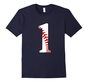 #1 Baseball Laces Baseball Mom Jersey Love Baseball T-Shirt