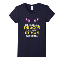I'm Really a Dragon Halloween Costume Shirt Easy Funny