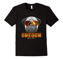 Pug Dog Is Watching Oregon Total Solar Eclipse T Shirt