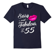 55th Birthday Gift Tshirt Sassy and Fabulous 55 Year Old Tee