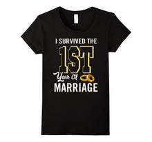 1st Anniversary Shirt I Survived the 1st Year of Marriage