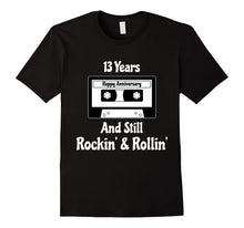 13th Wedding Anniversary Gift 13 Years T-Shirt Cassette Tape