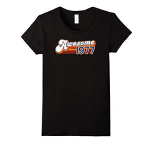 Awesome Since 1977 T Shirt 40th Birthday Vintage Style Tee