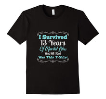 13th Thirteenth Wedding Anniversary Gift Shirt Marriage Wife