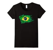 Brazil Splash Flag Tourist T-Shirt