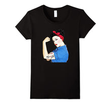 Mom Life Tattoo Heart Girl Power Pinup Retro Mommy T-Shirt