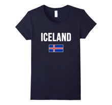 Iceland T-Shirt Icelandic Flag Tee Shirt