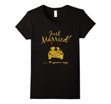 15th Wedding Anniversary T-Shirt Just Married 15 Yrs Ago Tee