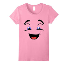 HAPPY FACE EMOJI STICKER T SHIRT, Cute Positive Smiley Tee