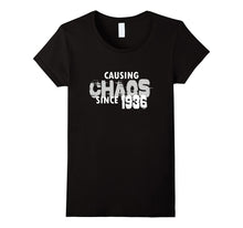 Causing Chaos Since 1936 T-Shirt 81st Birthday Gift Shirt