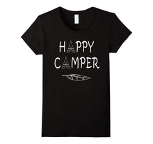 Happy Camper Shirt - Camping T-Shirt Teepee Leaf Tee