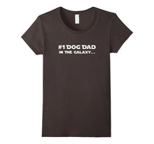#1 Dog Dad in the Galaxy Funny Father's Day Gift T-Shirt