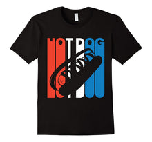 Retro RWnB Hot Dog Silhouette T-Shirt
