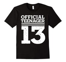 Officially a Teenager Birthday Girl or Boys T-Shirt