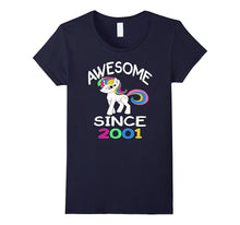 16th Birthday Shirt 16 Years of Being Awesome Unicorns