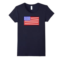 Baseball American Flag T-Shirt for July 4th Independence USA