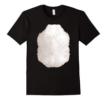 Halloween Animal Costume Skunk TShirt Funny Chest Hair Belly