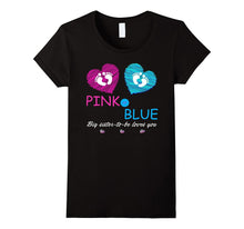 Pink or Blue: Baby Shower Gender Reveal Shirt for Big Sister