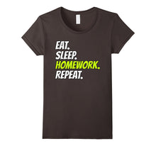 Eat Sleep Homework Repeat T-Shirt Back to School Clothing