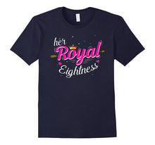 Cute 8 Year Old Girl Birthday T-Shirt 8th Princess Heart