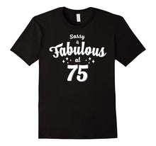75th Birthday Gift T-Shirt Sassy & Fabulous at 75