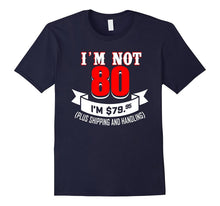 Funny Birthday T-Shirt for 80 Years Old. Meaningful Gift.