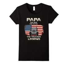 Papa Myth the Trucker Legend | Truck Driver T Shirt