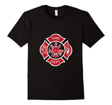 Firefighter Fireman Fire Dept Rescue Uniform T-Shirt