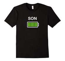 Son Battery Shirt / Mommy and Daddy Low Battery Tshirt Boys