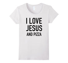 I Love Jesus and Pizza - Funny Christian Faith T-Shirt