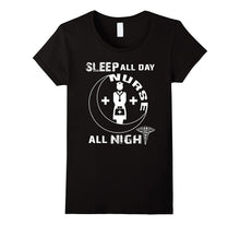 Sleep All Day Nurse All Night Shirt, Night Shift Nurse Shirt