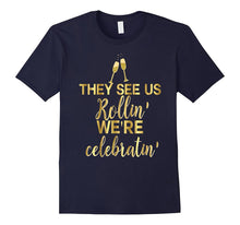 Bridesmaid Shirt Rollin Celebrating Drunk Bachelorette Gold