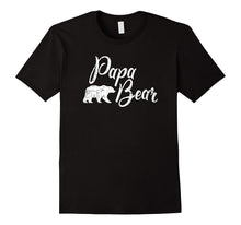 Papa Bear T-Shirt, Men's Awesome Camping Fathers Tee