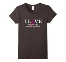 Multiple Myeloma Awareness Support Shirt Burgandy Ribbon