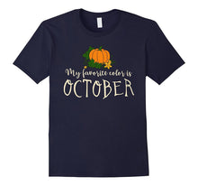 My Favorite Color Is October Gifts Shirts