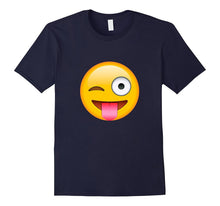 Face Emoticon Tongue Out Emoji With Winking Eye T-Shirt
