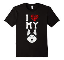 I Love My Dog Husky Animal Lover Best Friend T-Shirt