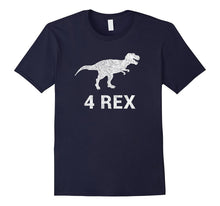 4th Birthday Gift Funny T Rex Dinosaur Shirt 4 Year Old