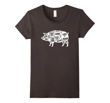 Funny Pig Gift - Cuts of Pork Butcher T-Shirt