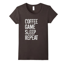 Funny Gamer Gift Shirt - Coffee Game Sleep Repeat T-Shirt