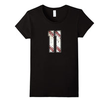 #11 Baseball Jersey Number 11 Retro Vintage T-Shirt