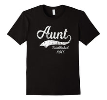 Aunt Established 2017 T-Shirt New Aunt Gifts